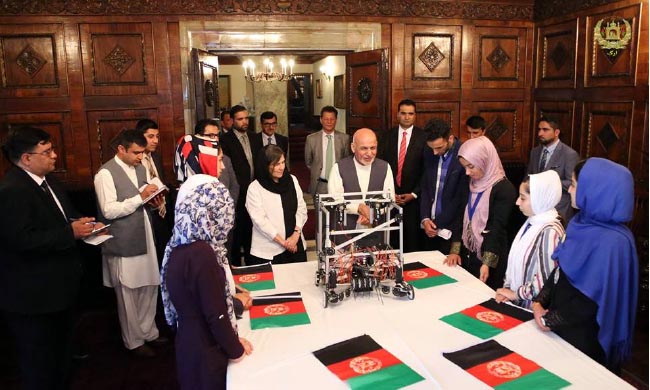 You Symbolized a New Afghanistan: Ghani to Robotics Girls